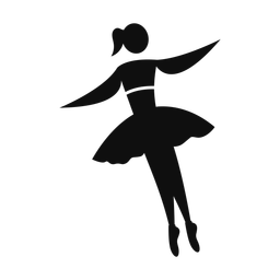 Ballet Dancing - Female | Motion | Silhouette | v4