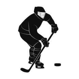 Ice Hockey Player - Male | Promax | Silhouette | v4