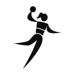 Handball - Female | Motion | Silhouette | v1