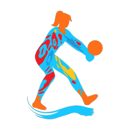 Volleyball - Female | Splash | Colorful | v5