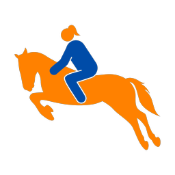 Horse Jumping - Female | Round | 3 Colored | v1