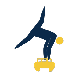 Pommel Horse - Male | Strike | 2 Colored | v1