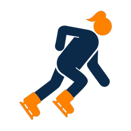 Speed Skating - Female | Round | 2 Colored | v2