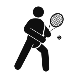 Tennis - Male | Round | Silhouette | v2