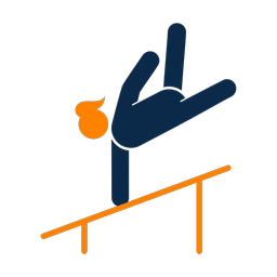 Uneven Bars - Female | Round | 2 Colored | v1