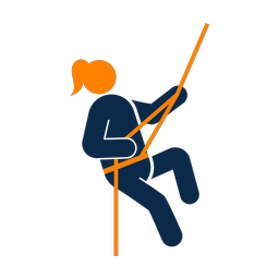 Rock Climbing - Female | Round | 2 Colored | v1