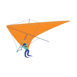 Hang Gliding - Female | Motion | 3 Colored | v2
