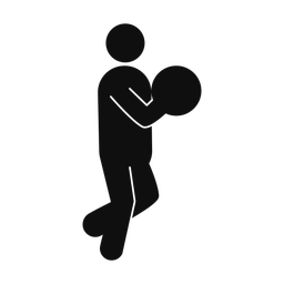 Marching Cymbal Player - Male | Round | Silhouette | v1