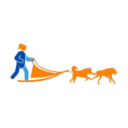 Sled Dog Racing - Female | Round | 3 Colored | v2