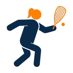 Racquetball - Female | Round | 2 Colored | v1
