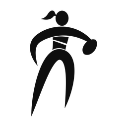 Rugby - Female | Motion | Silhouette | v4