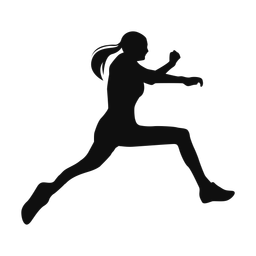 Long Jump - Female | Classic | Silhouette | v1