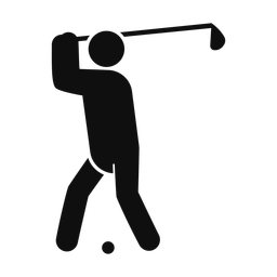 Golf - Male | Round | Silhouette | v5