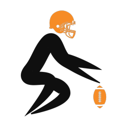 American Football Lineman - Male | Motion | 2 Colored | v1