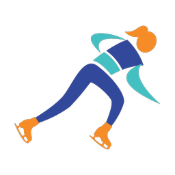 Speed Skating - Female | Motion | 3 Colored | v2
