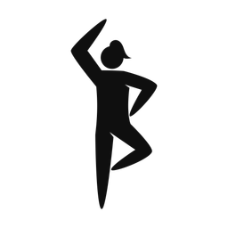 Yoga - Female | Strike | Silhouette | v7