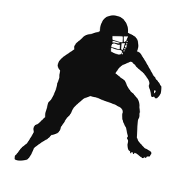 American Football Lineman - Male | Classic | Silhouette | v1