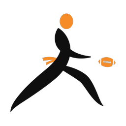 Flag Football Punter - Male | Motion | 2 Colored | v1
