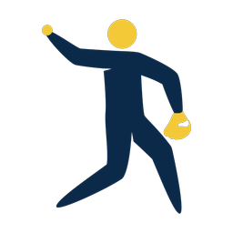 Baseball Pitcher - Male | Strike | 2 Colored | v3