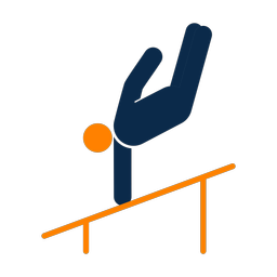 Uneven Bars - Male | Round | 2 Colored | v1