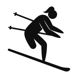 Para Downhill Skiing - Female | Strike | Silhouette | v1