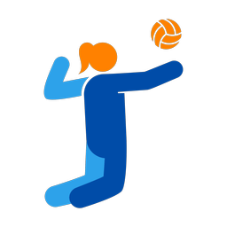 Volleyball - Female | Round | 3 Colored | v1