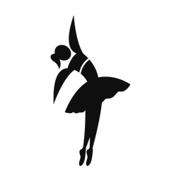 Ballet Dancing - Female | Motion | Silhouette | v3