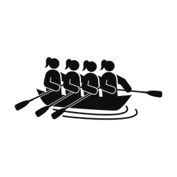 Rowing (Crew) - Female | Round | Silhouette | v1