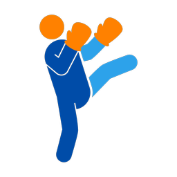 Kickboxing - Male | Round | 3 Colored | v1