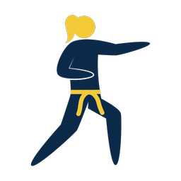 Karate - Female | Strike | 2 Colored | v3