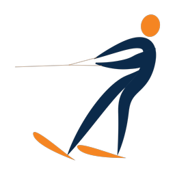 Waterskiing - Male | Motion | 2 Colored | v1