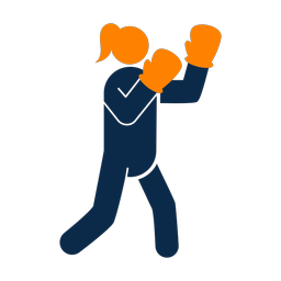 Boxing - Female | Round | 2 Colored | v1