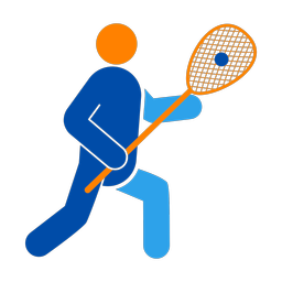 Lacrosse Goalie - Male | Round | 3 Colored | v2