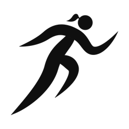 Running - Female | Motion | Silhouette | v1