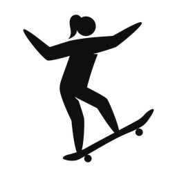 Skateboarding - Female | Strike | Silhouette | v1