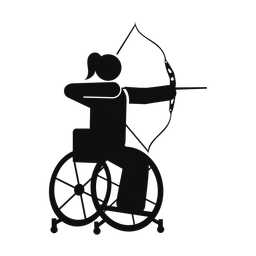 Para Archery - Female | Round | Silhouette | v1