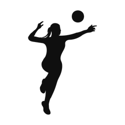 Volleyball - Female | Classic | Silhouette | v2