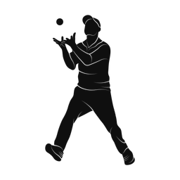 Cricket Fielder - Male | Promax | Silhouette | v1
