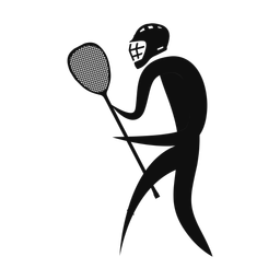 Lacrosse Goalie - Male | Motion | Silhouette | v1