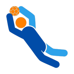 Soccer Goalie - Male | Round | 3 Colored | v2