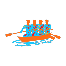 Rowing (Crew) - Male | Splash | Colorful | v1