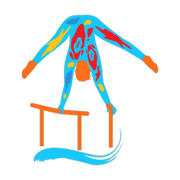 Parallel Bars - Male | Splash | Colorful | v7