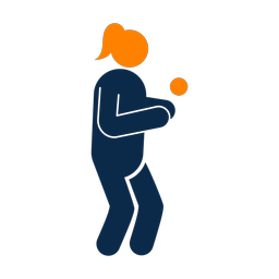 Cricket Fielder - Female | Round | 2 Colored | v1