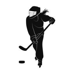 Ice Hockey Player - Female | Promax | Silhouette | v2
