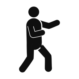 Karate - Male | Round | Silhouette | v3