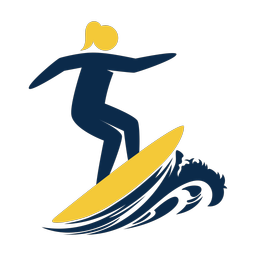 Surfing - Female | Strike | 2 Colored | v2