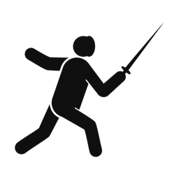 Fencing - Male | Round | Silhouette | v1