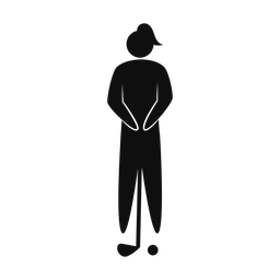 Golf - Female | Strike | Silhouette | v2
