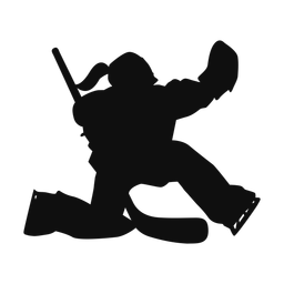 Ice Hockey Goalie - Female | Classic | Silhouette | v2