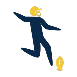 American Football Kicker - Male | Strike | 2 Colored | v2